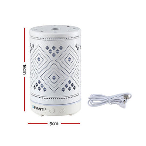 Aromatherapy Diffuser | 100ml | LED Lighting | Iron Finish | Forest (Style B)