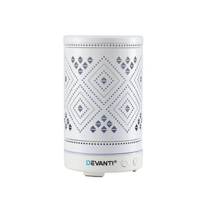 Aromatherapy Diffuser | 100ml | LED Lighting | Iron Finish | Forest (Style B)