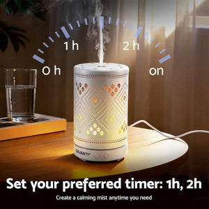 Aromatherapy Diffuser | 100ml | LED Lighting | Iron Finish | Forest (Style B)