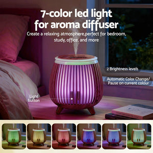 Aroma Diffuser | 140ml | LED Lights | Iron | Forest Deep Wood