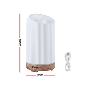 Ultrasonic Diffuser | 200ml | LED Lights | Iron | Forest Finish