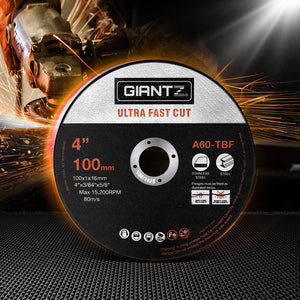 Cutting Discs | 200-Piece | 4" (100mm) Thin Cut-Off Wheels for Metal Angle Grinders