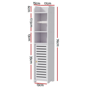Artiss 2X Bathroom Cabinet Toilet Roll Holder 76cm