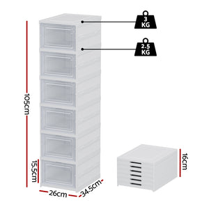 Foldable Shoe Rack | 6 Tier | Hallway Storage Organiser