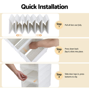 Foldable Shoe Rack | 6 Tier | Hallway Storage Organiser