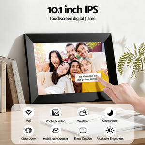 Digital Photo Frame | 10.1" | WiFi Touch Screen | 32GB | Picture & Video