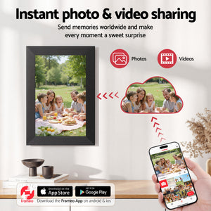 Digital Photo Frame | 10.1" | WiFi Touch Screen | 32GB | Picture & Video