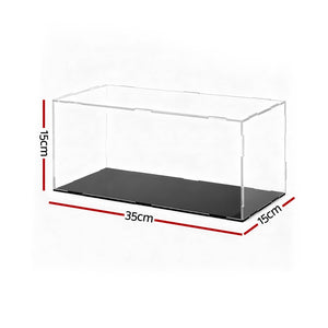 Acrylic Display Case | Clear Dustproof Box | For Model Cars & Toys | 15cm