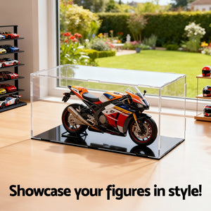 Acrylic Display Case | Clear Dustproof Box | For Model Cars & Toys | 15cm