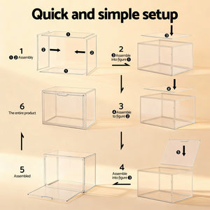 Acrylic Display Case | Transparent Dust Cover | Toy & Model Storage | 27cm