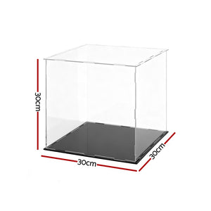Clear Acrylic Display Box | Dustproof Protection Case | Collectibles | 30cm