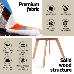 1 Artiss Dining Table and 4 Chairs Set | DSW White