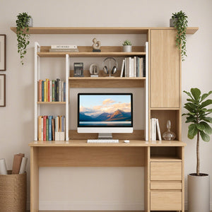 Desk Organiser | 2-Tier Desktop Shelf | 24cm Depth