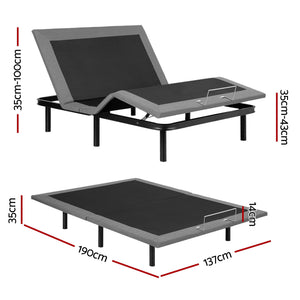 Adjustable Bed Frame Double | Electric Base | Wireless Remote | Zero Gravity