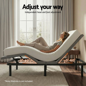 Adjustable Bed Frame King | Electric Base | Wireless Remote | Zero Gravity