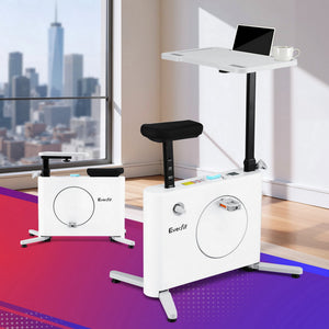 Magnetic Desk Exercise Bike | Under Desk Fitness Cycle | Tabletop Included