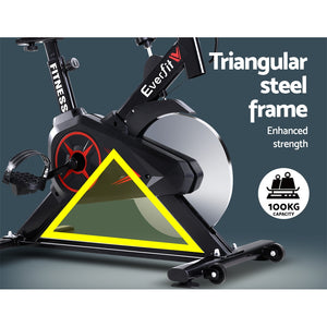 Everfit Spin Bike | Exercise Bike | Flywheel Cycling | Home Gym | Fitness Machine