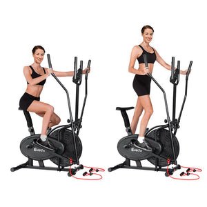 Everfit Exercise Bike | 5 in 1 Elliptical Cross Trainer | Home Gym | Indoor Cardio