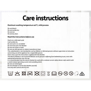 Bedding | Queen Size Electric Blanket | Fleece