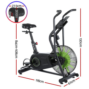 Everfit Air Bike | Dual Action Exercise Bike | Fitness Home Gym | Cardio