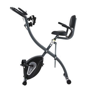 Everfit Folding Exercise Bike | Magnetic X-Bike | Aerobic Trainer | Indoor Cycling