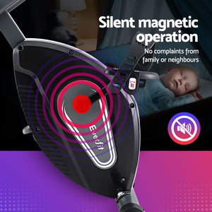 Everfit Folding Exercise Bike | Magnetic X-Bike | Aerobic Trainer | Indoor Cycling