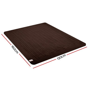 Bedding | Electric Throw Blanket | Chocolate