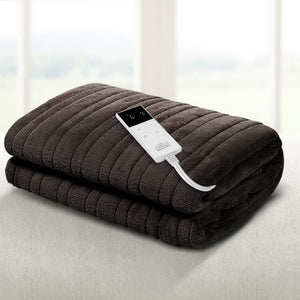 Bedding | Electric Throw Blanket | Chocolate