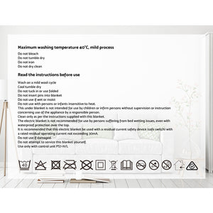 Bedding | Electric Throw Rug | Flannel Snuggle Blanket | Washable | Heated | Grey and White Checkered