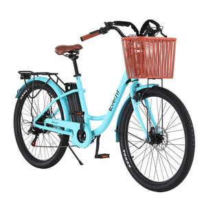 Everfit Electric Bike | 26" | City Bicycle | eBike | Commuter | Battery | BL