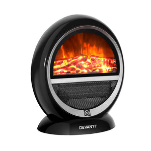 Devanti Electric Fireplace Fire Heaters | 1500W