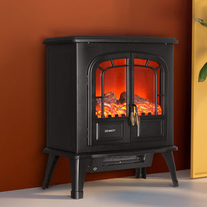 Devanti Electric Fireplace Fire Heaters | 2000W