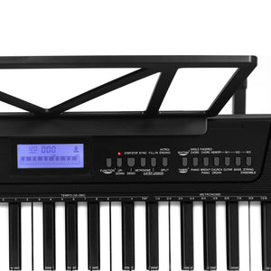 Alpha Electronic Piano Keyboard | 61 Keys | Digital Electric | with Stand | Touch Sensitive