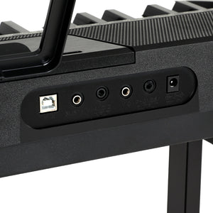 Alpha Electronic Piano Keyboard | 61 Keys | Digital Electric | with Stand | Touch Sensitive