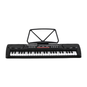Alpha 49 Key Electronic Keyboard Portable Digital Piano Musical Instrument Black