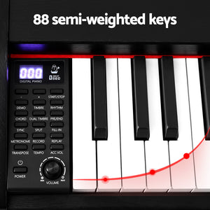 Alpha 88 Keys Digital Piano Keyboard | Electronic | w/ Stand