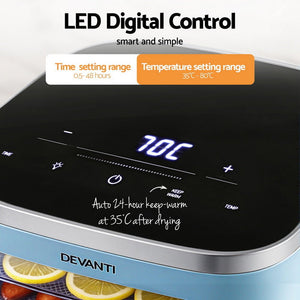 Food Dehydrator | 5 Trays | Mini Fruit Dryer | 500W