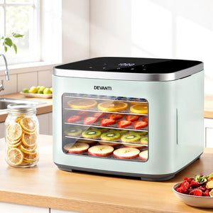 Mini Food Dehydrator | 5 Tray Fruit Dryer | Green