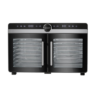 Devanti Food Dehydrator | 16 Trays | Dual-Zone | Stainless Steel