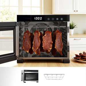 Fruit Dehydrator | 6 Tray Food Dryer with Stainless Steel Racks