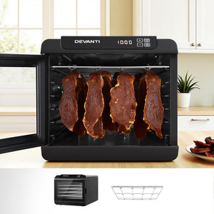 Food Dehydrator | 6 Tray Fruit & Jerky Dryer with Stainless Steel Racks