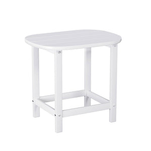 Outdoor Coffee Table | HDPE Patio Side Table | White Garden Furniture