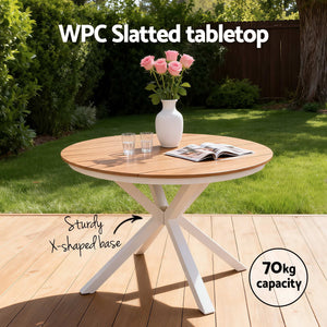 Outdoor Dining Set | 5 Piece Patio Table & Chairs | Entwine Style