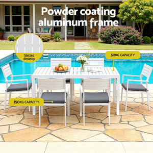 Outdoor Dining Set | 9 Piece Extendable Table & Chairs