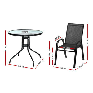 Outdoor Dining Set | Table & Chairs | Patio Garden Bistro Furniture