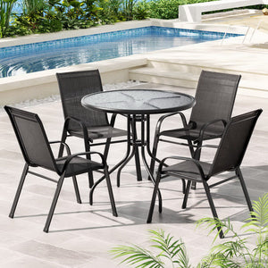 Outdoor Dining Set | Table & Chairs | Patio Garden Bistro Furniture