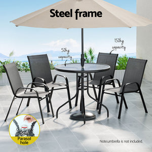 Gardeon Outdoor Dining Set | Table & Chairs | Patio Garden Bistro Furniture