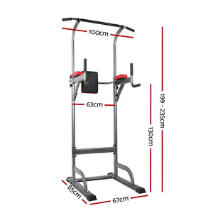 Everfit Weight Bench | Chin Up Tower | Bench Press | Home Gym Workout | 200kg Capacity