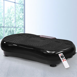 Everfit Vibration Machine Platform | Vibrator Resistance Rope | Home Fitness | Black