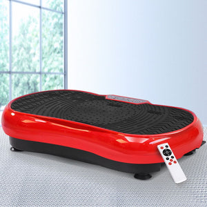 Everfit Vibration Machine Platform | Vibrator Resistance Rope | Home Fitness | Red